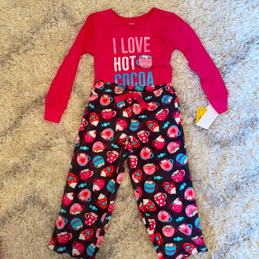 Pink Carter’s 4t girls pajama set